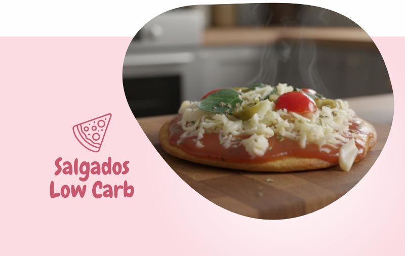 Curso de Salgados Low Carb - Mila Reichert